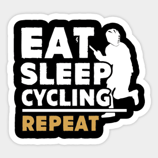 Eat sleep lacrosse repeat Sticker